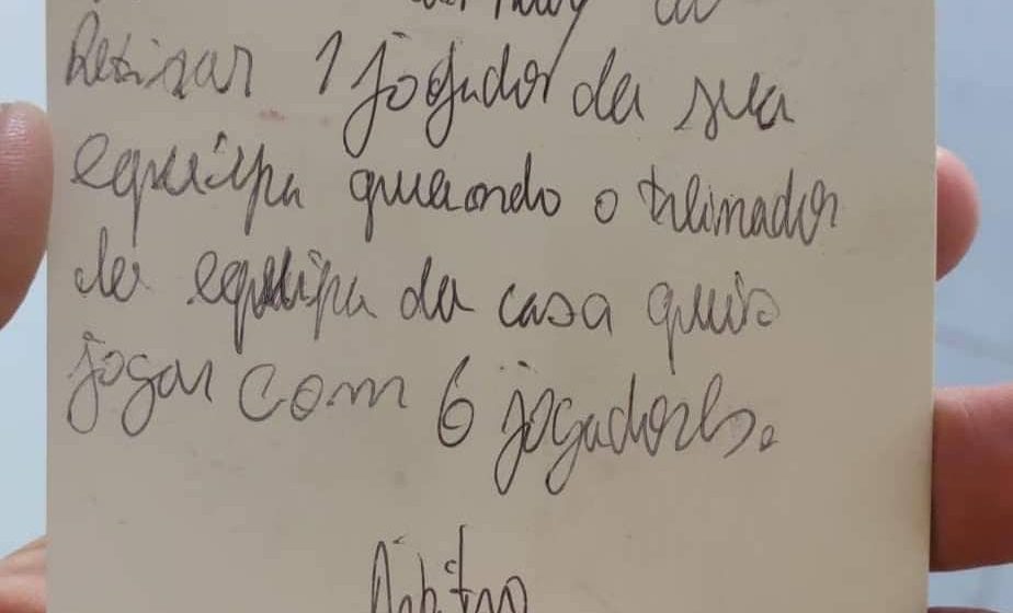 Treinador do Fazendense recebe cartão branco