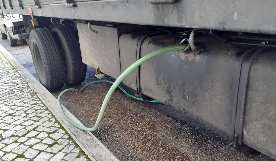 roubo combustivel Combustível roubado em Almeirim