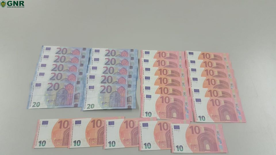 Jovem de 16 anos apanhado com 370 euros falsos