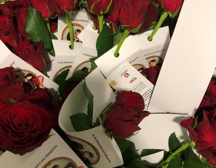 rosas almeirim 2020 Mais de 3000 rosas e vinho à espera dos namorados nos restaurantes de Almeirim