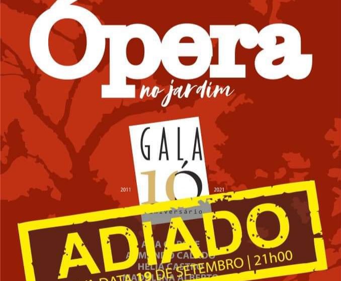 Gala de Ópera adiada