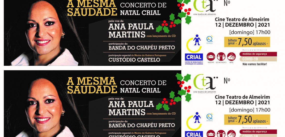 cartaza natal crial 2021 CRIAL: Concerto de Natal no dia 12