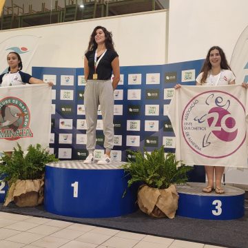 Almeirinense conquista pódio no campeonato nacional de natação artística
