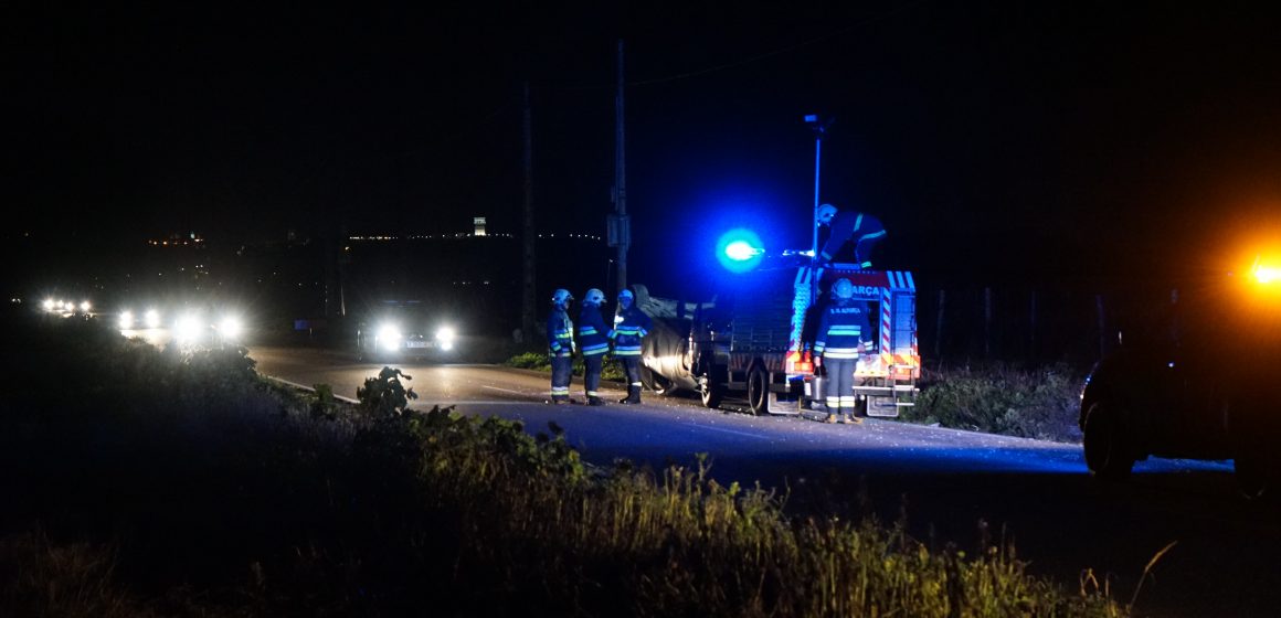 Despiste provoca um ferido na estrada do campo