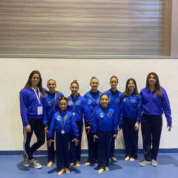 Ginástica dos 20kms sagra-se campeã distrital e apura-se para o Nacional de Ginástica Acrobática