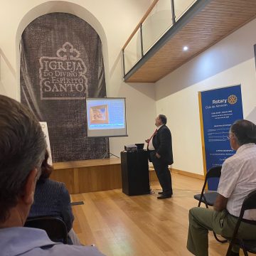 Educação e Cultura foi tema de palestra de Nuno Prates no Rotary Club de Almeirim