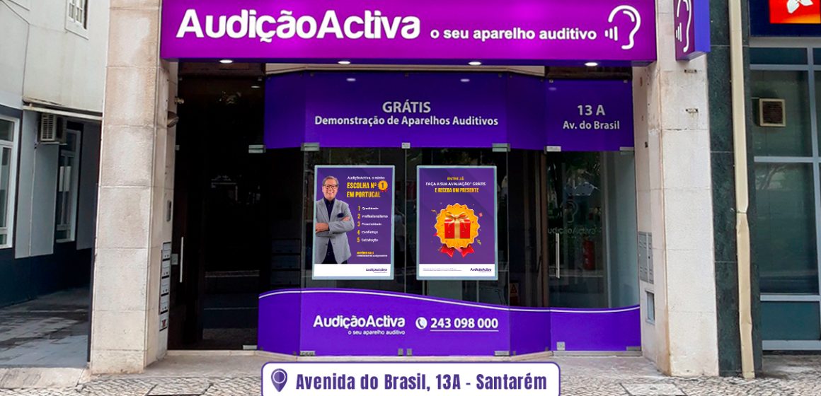 loja AA_Santarém Quatro anos da AudiçãoActiva em Santarém