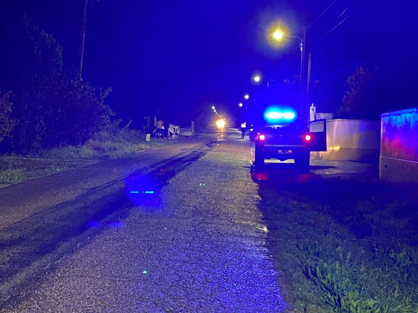 Despiste provoca um ferido na estrada de Vale Barrocas