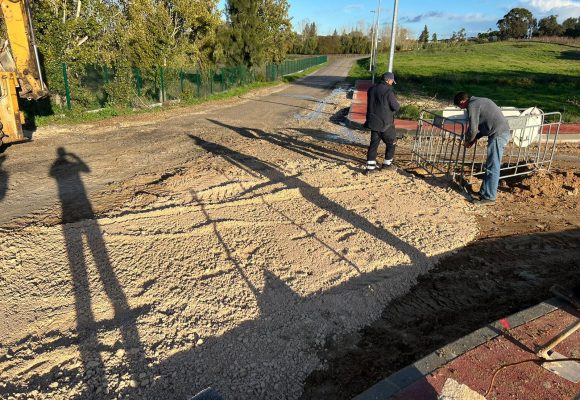 Circular urbana: Pavimento colocado