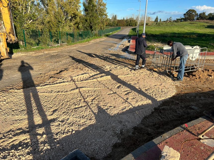 Circular urbana: Pavimento colocado