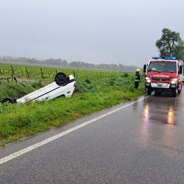 Despiste provoca um ferido grave na EN 114 em Almeirim