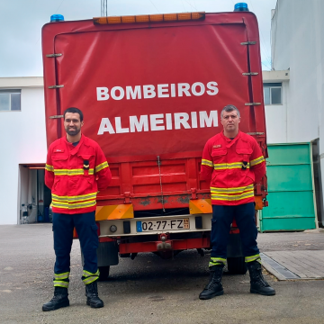 Bombeiros de Almeirim participam em exercício conjunto de resposta a catástrofes