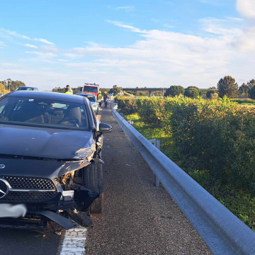 Despiste provoca um ferido no IC10 em Almeirim