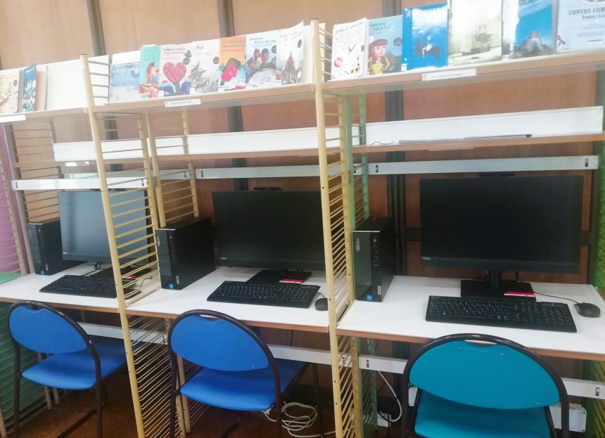 Bibliotecas da região com equipamentos informáticos renovados