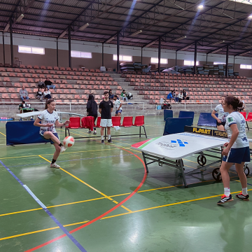 Leonor Pinho com pódio na 3ª etapa do Circuito Regional de Teqball