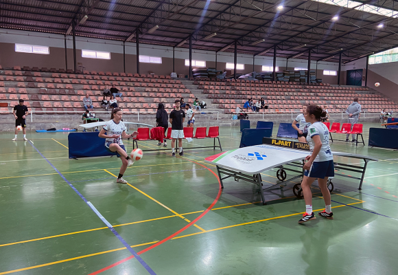 Leonor Pinho com pódio na 3ª etapa do Circuito Regional de Teqball