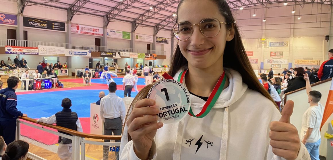 Filipa Bastos Taekwondo Filipa Bastos regressa ao concelho para ser tri-campeã nacional